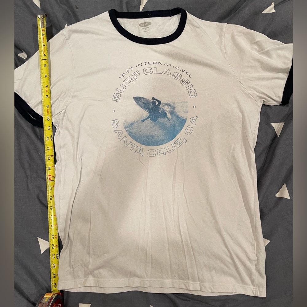 Old Navy Surf competition Men’s Large baseball shirt